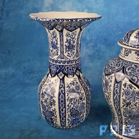 kaststel Royal Boch delftsblauw vintage vaas pot vazen villeroy&boch