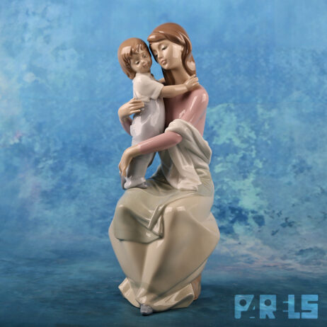lladro 6634 mothers love moederliefde moeder kind porselein beeld figurine baby Valencia Spanje