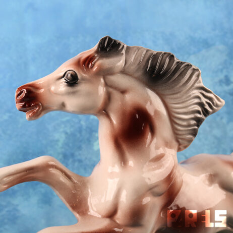 vintage paardenbeeld Italië porselein paard veulen merrie kitsch