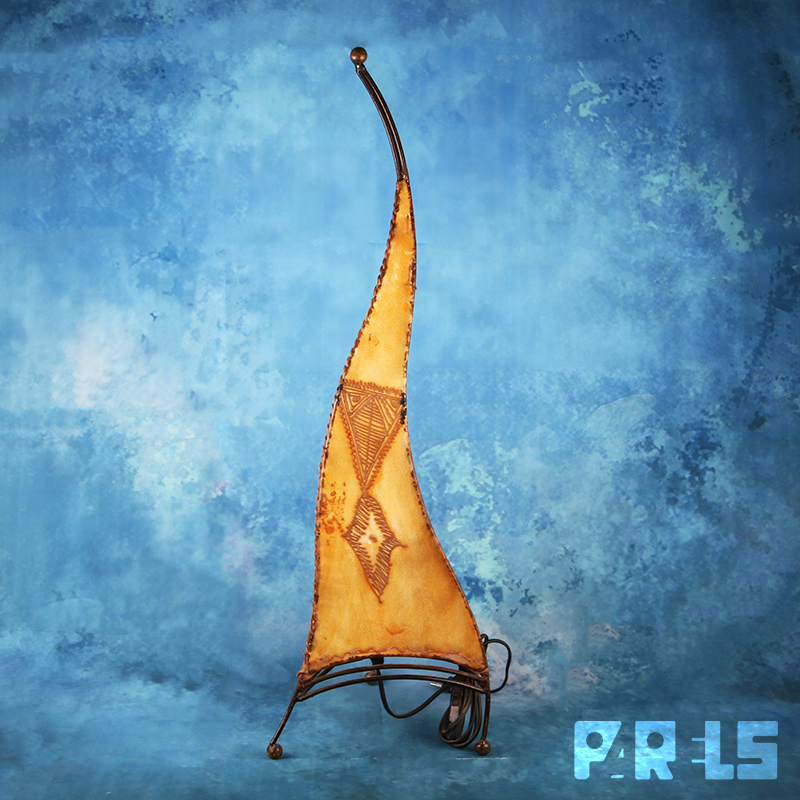 IMG_0843 Marokkaanse hennalamp leerlamp Oosters Marokko lamp