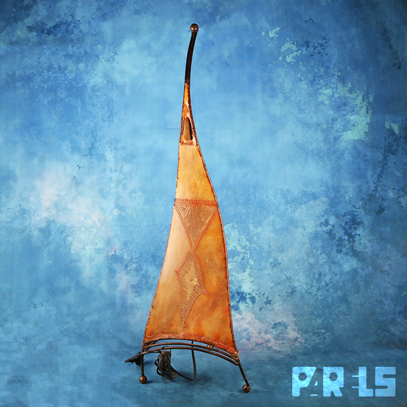 IMG_0846 Marokkaanse hennalamp leerlamp Oosters Marokko lamp