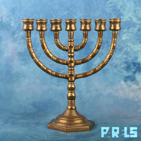 Joodse menora kandelaar kaarsen