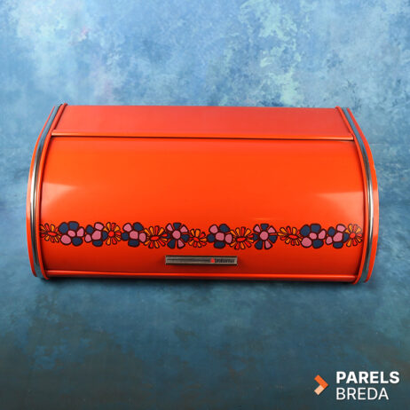 vintage broodtrommel Brabantia Diane oranje