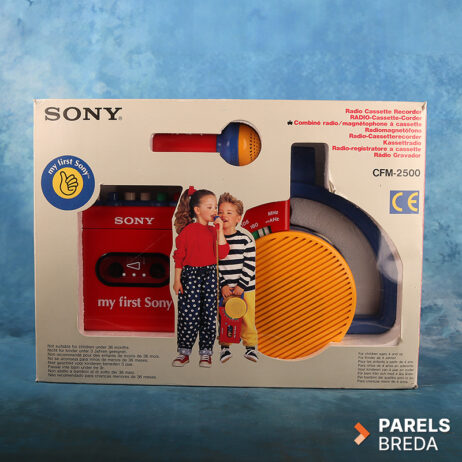 sony my first sony cfm2500 radio cassetterecorder kunststof vintage nieuw zeldzaam