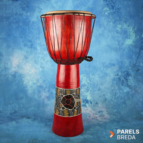 grote Afrikaanse djembé vaastrommel ritme trommel