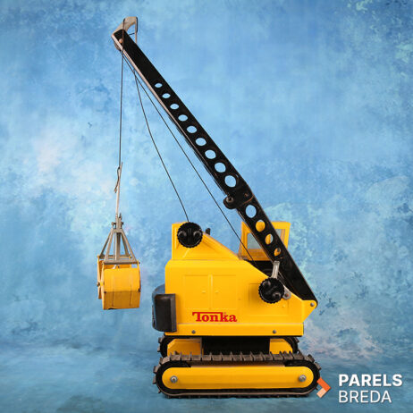 vintage kraanwagen Tonka speelgoedvoertuig kraanarm staal