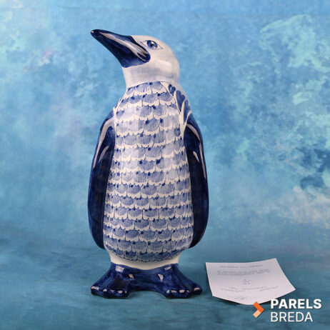 pinguïn beeld de candelaer delft vogel figuur certificaat echtheid