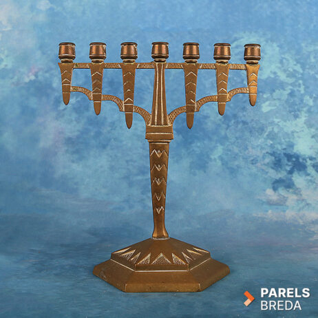 zevenarmige kandelaar menorah messing Joods kaarsen menora Joods