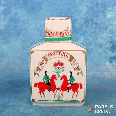 olympische spelen 1980 moskou ussr karaf theebus souvenir wodka