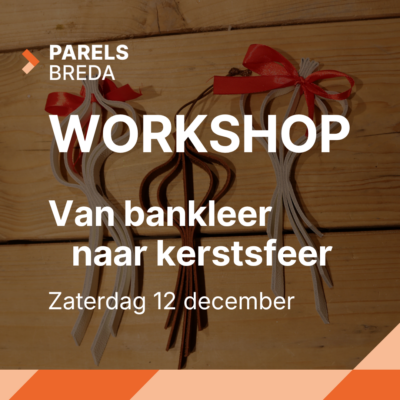 Parels Workshop lederen kerstballen bankleer kerstsfeer maken leer creatief duurzaam circulair IDKarin hergebruik upcycling