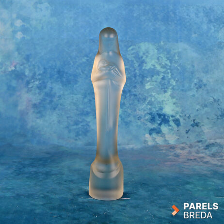 maria met kind glas leerdam steph uiterwaal sculptuur beeldje
