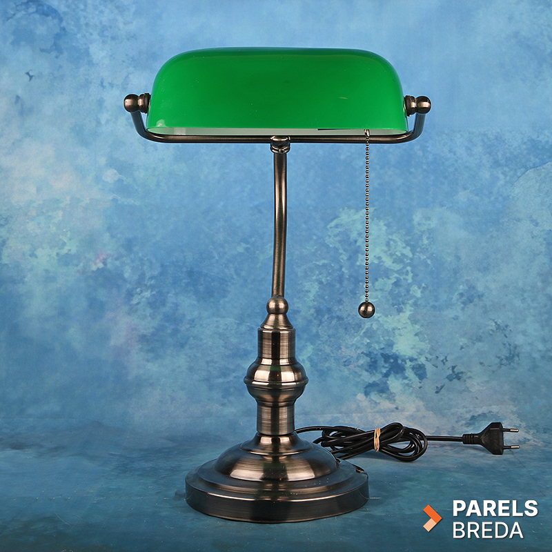 IMG_2702 notarislamp bankierslamp groen glazen kap wallstreet bureaulamp