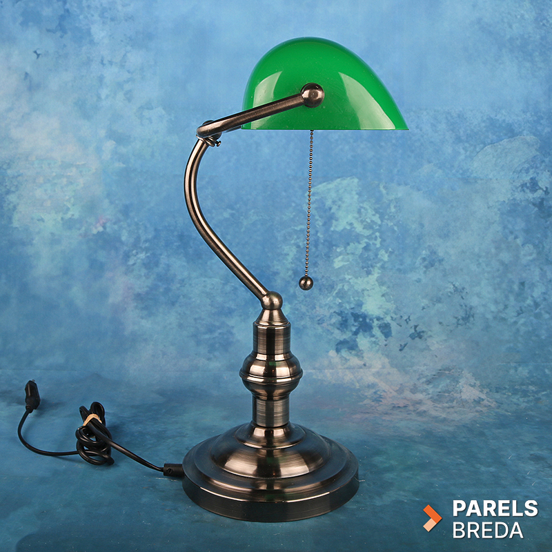 IMG_2704 notarislamp bankierslamp groen glazen kap wallstreet bureaulamp