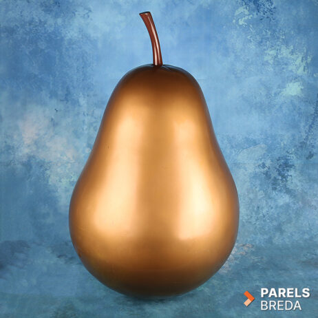 grote decoratieve peer lavanto home décor gia long fine arts designobject composiet polyesterhars goudkleurige peer handgemaakt luxe woondecoratie etalagedecoratie statement object