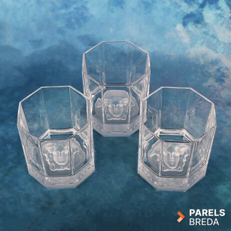 versace rosenthal meets versace medusa whiskyglazen kristalglas tumbler drinkglazen designglas medusa